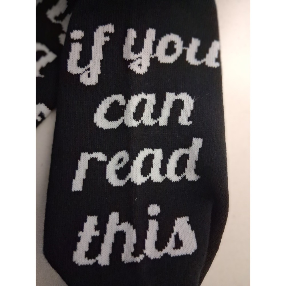 Novelty Wine Socks If You Can Read This Bring Me A Glass Of Wine Black Socks